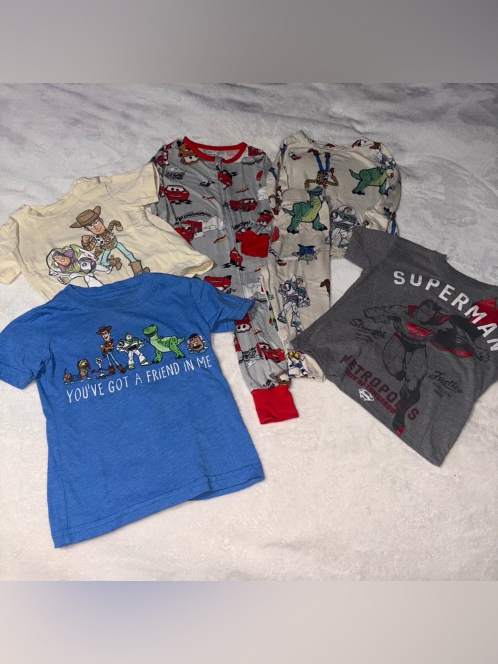Baby Boy T-Shirt and Pajamas Bundle Size 12 Months